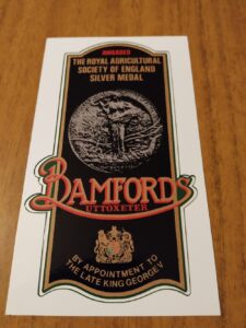 Bamfords transfers on vinyl £3 50 + p&p